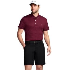 NWT BLACK IZOD Men’s Golf Shorts SZ 30 Caviar Micro Poly Classic Fit 9.5”